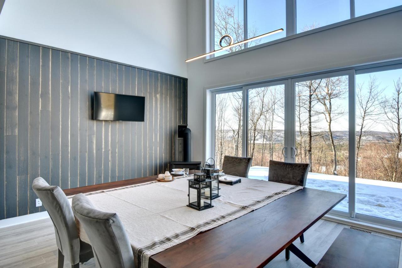 Chalet Serenity - Mont Tremblant Ski - Spa Sauna Wifi Tv Privet Chic Modern House Villa La Conception Dış mekan fotoğraf