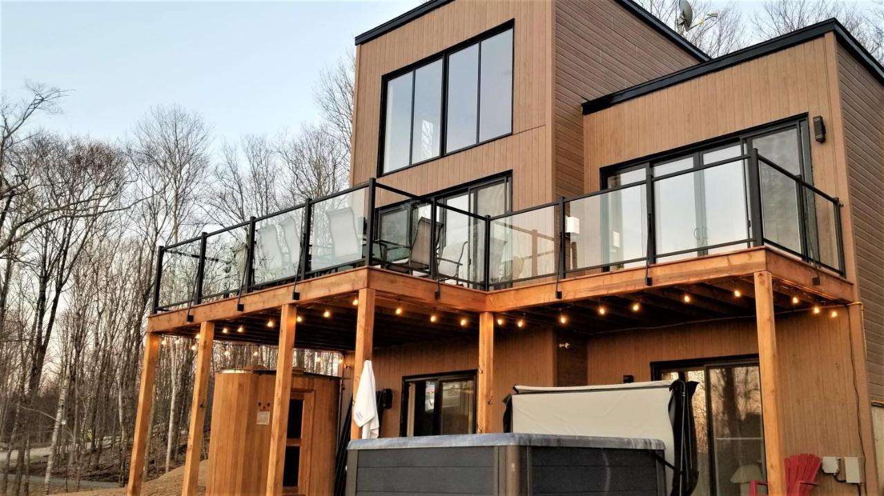 Chalet Serenity - Mont Tremblant Ski - Spa Sauna Wifi Tv Privet Chic Modern House Villa La Conception Dış mekan fotoğraf