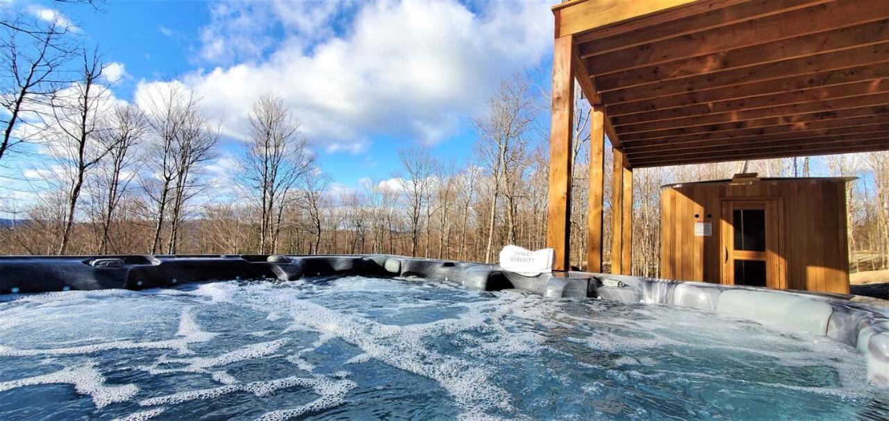 Chalet Serenity - Mont Tremblant Ski - Spa Sauna Wifi Tv Privet Chic Modern House Villa La Conception Dış mekan fotoğraf