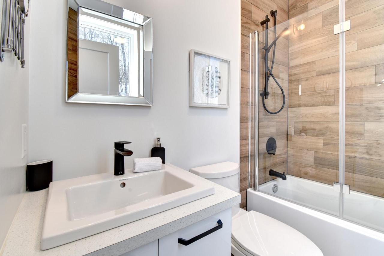 Chalet Serenity - Mont Tremblant Ski - Spa Sauna Wifi Tv Privet Chic Modern House Villa La Conception Dış mekan fotoğraf