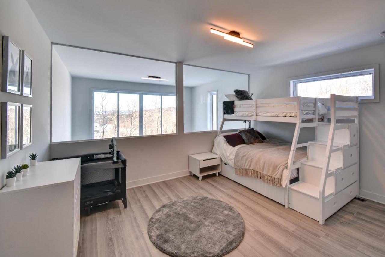 Chalet Serenity - Mont Tremblant Ski - Spa Sauna Wifi Tv Privet Chic Modern House Villa La Conception Dış mekan fotoğraf